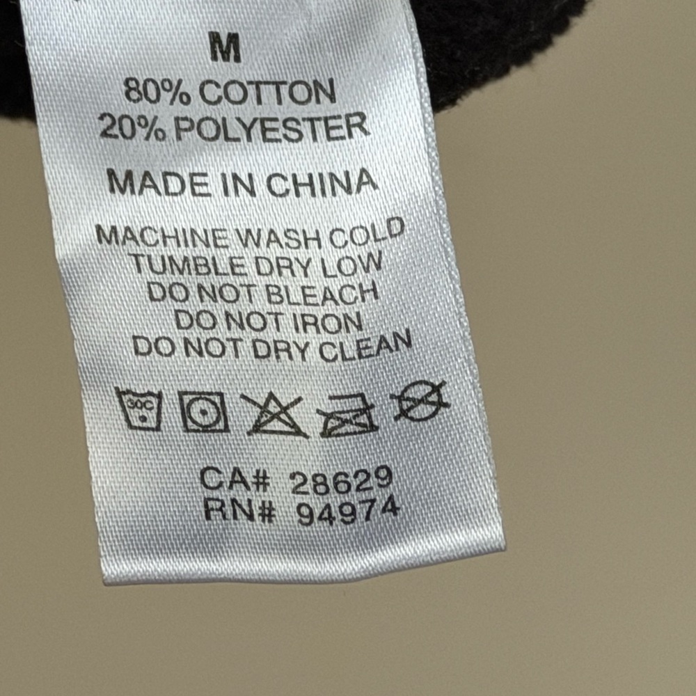 Stussy Black Crewneck with White Script Logo - Picture 6 of 8